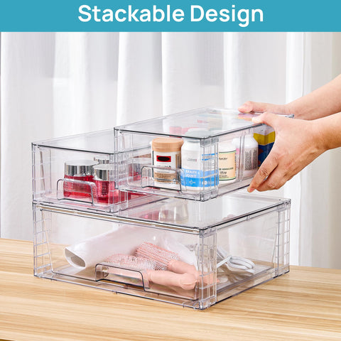 Vtopmart under-sink storage assembly demonstrates quick, tool-free installation.