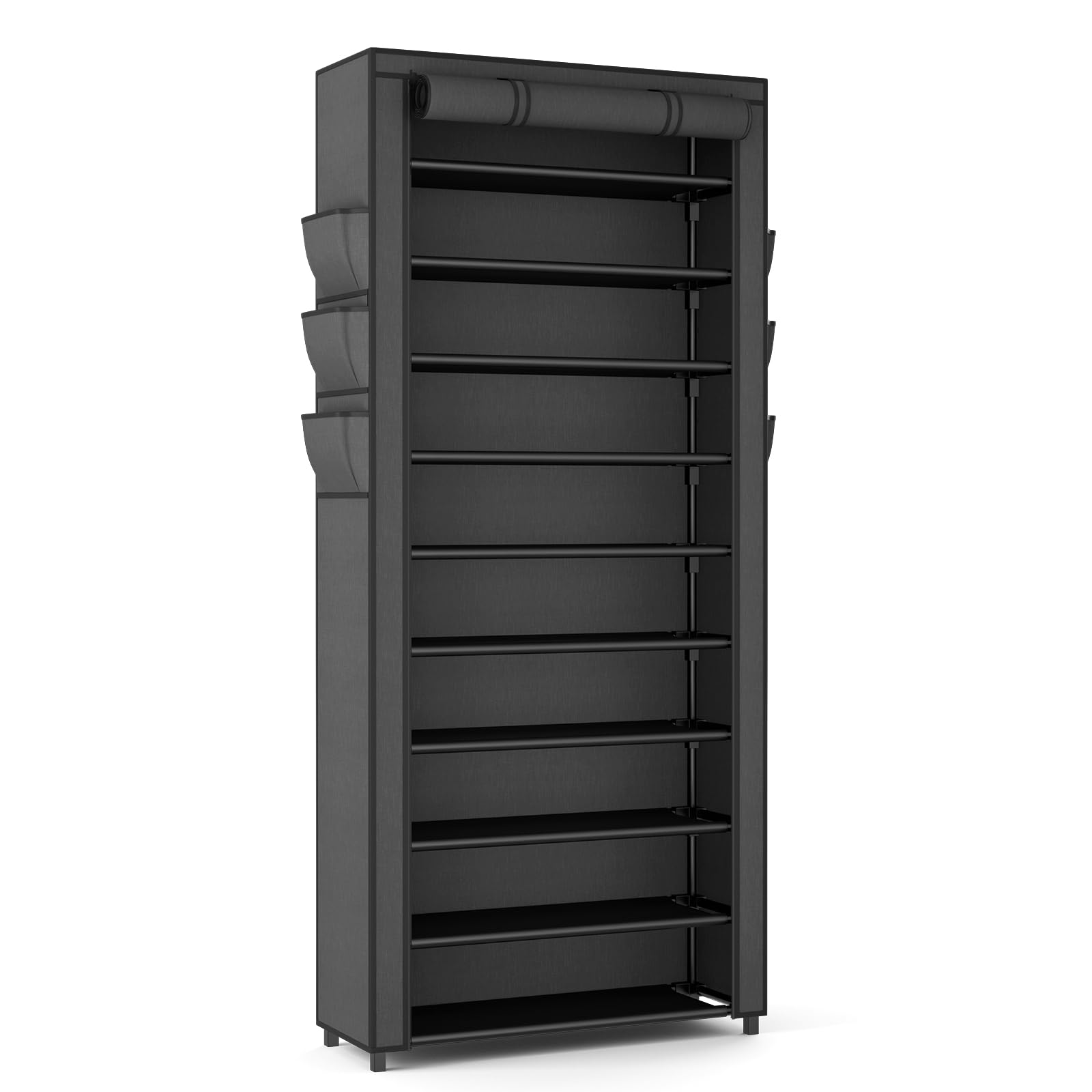 VTRIN capacity holds 36-41 pairs of shoes in a compact footprint