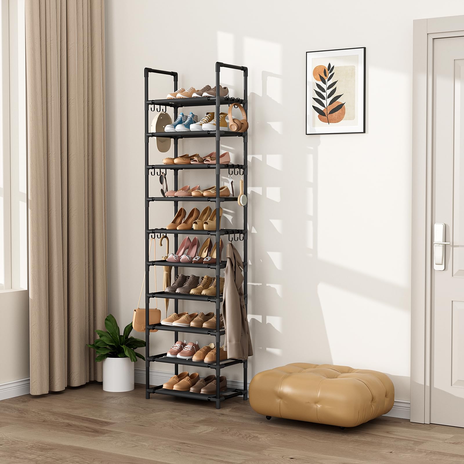 VTRIN durable metal frame with rust-resistant coating.