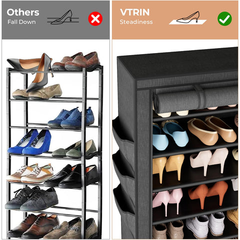 VTRIN free-standing unit fits closets and entryways without mounting