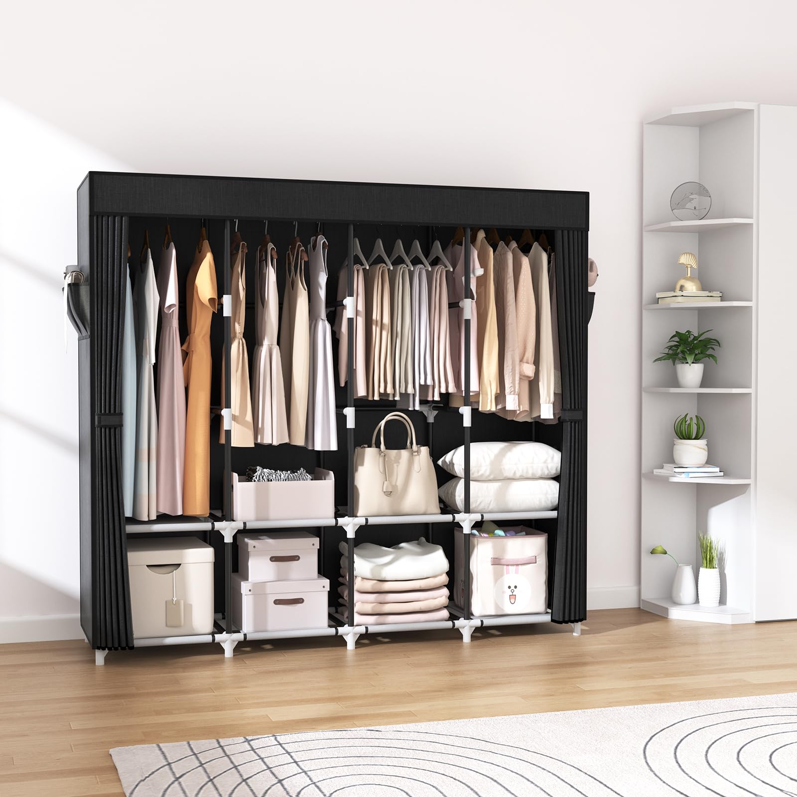 VTRIN spacious storage suitable for bedrooms and dorms.