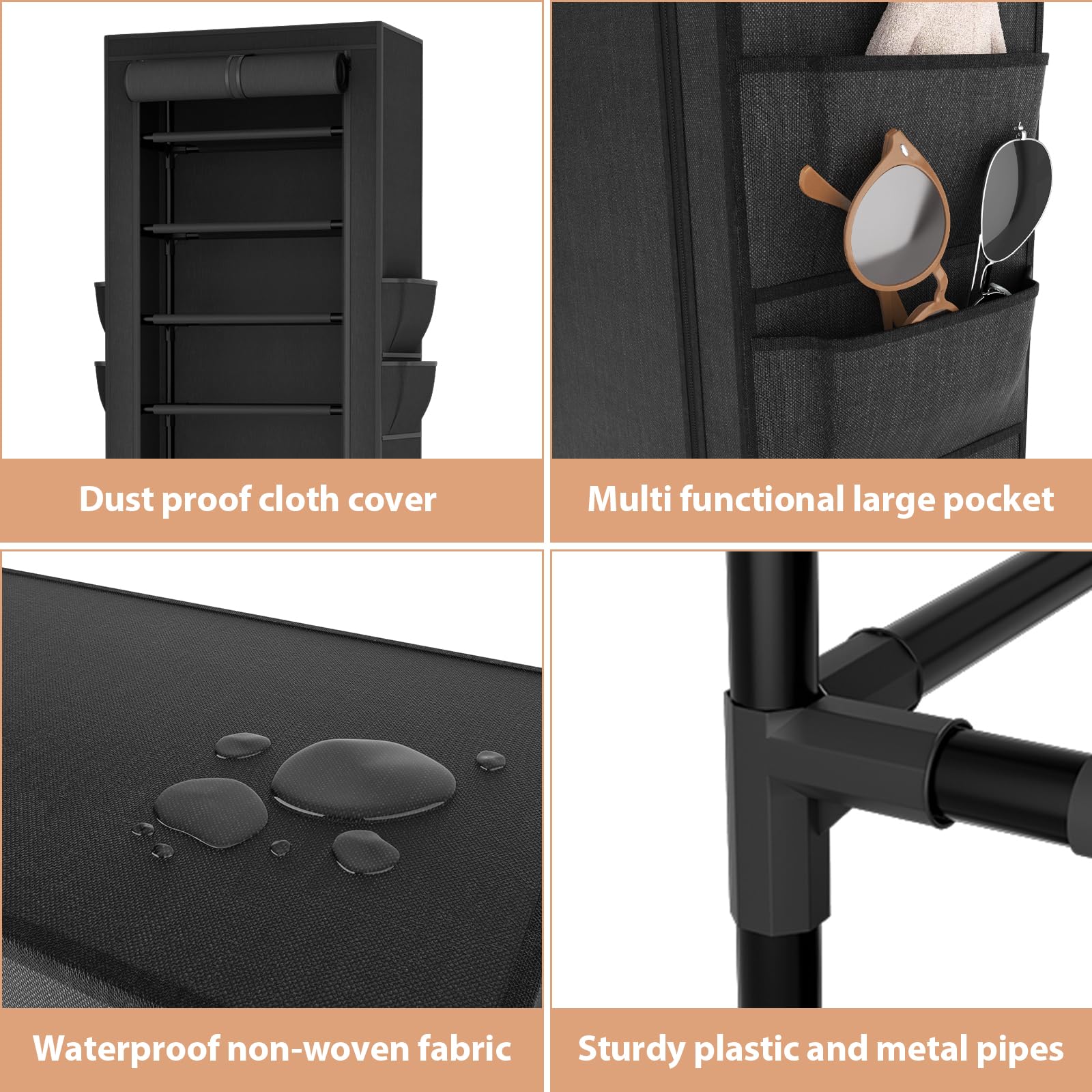 VTRIN rack can be split into two 5-tier units for versatile setup.