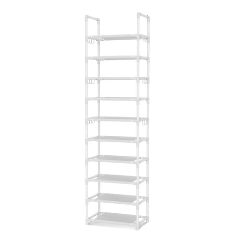 VTRIN white finish complements modern decor while providing sturdy storage.