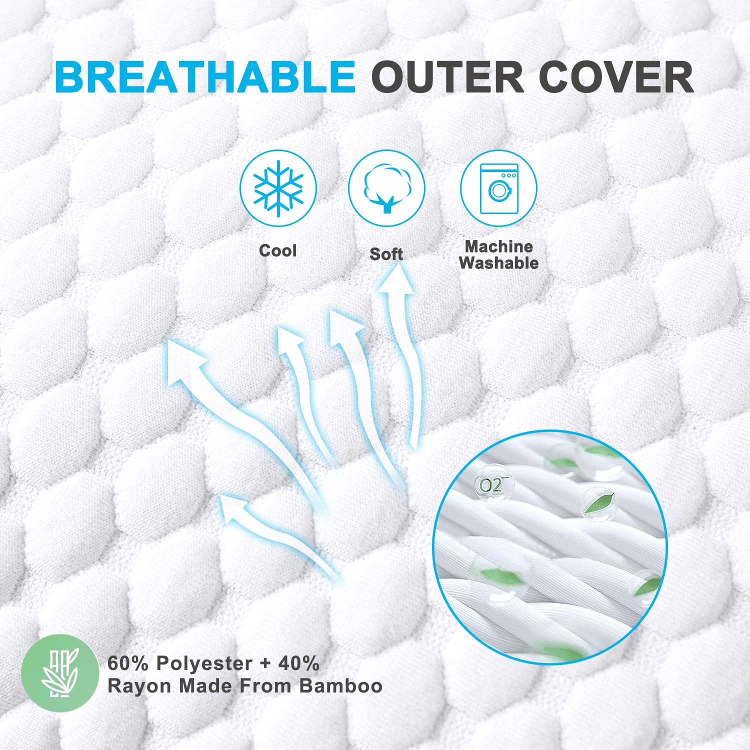 VVZ cooling gel-inspired design enhances airflow and comfort