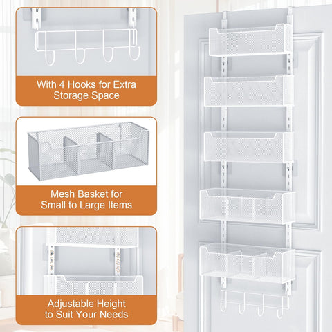 VyGrow easy-assembly door organizer that requires no tools.