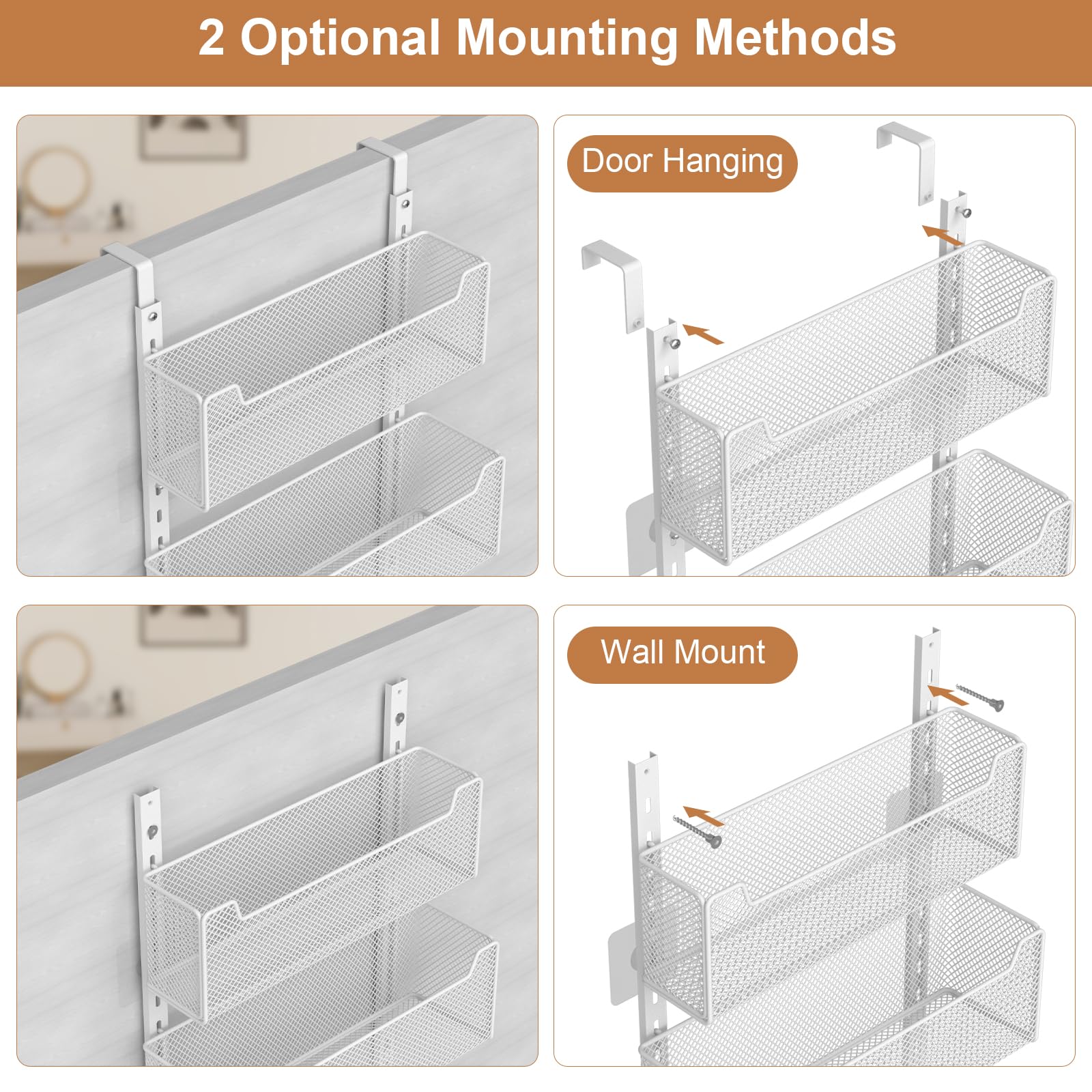 VyGrow heavy-duty metal construction supports heavy items without bending.