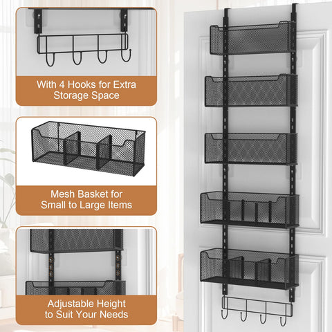 VyGrow pantry door setup shows accessible storage behind pantry doors.