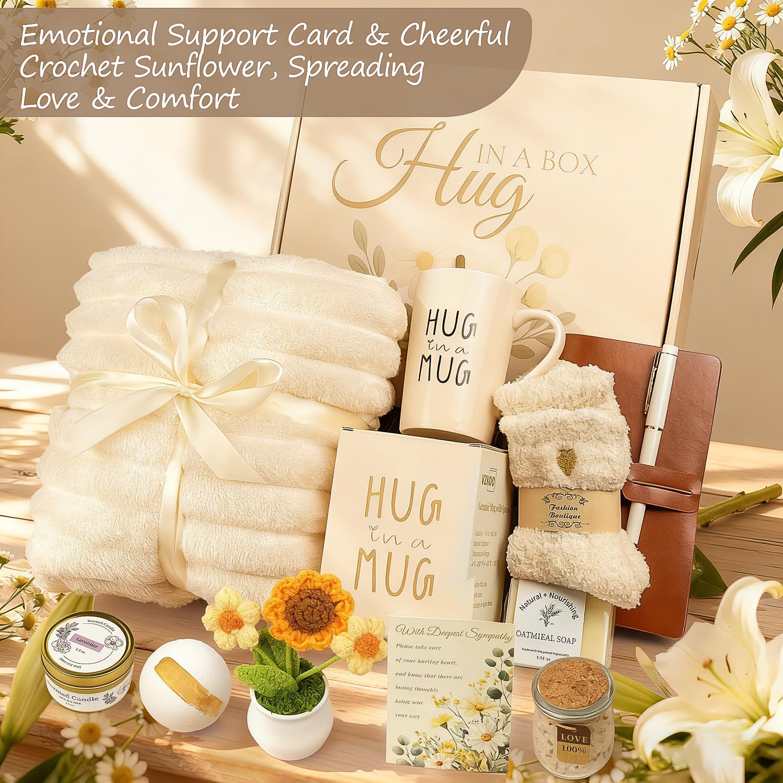 VZKOO sunflower knit symbolizes hope and new beginnings
