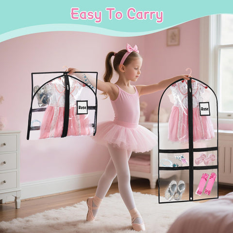 VZZNN dust-moisture protection helps keep costumes clean between performances.