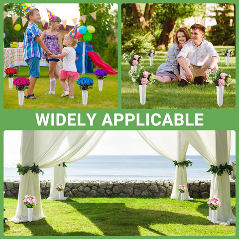 VZZNN outdoor memorial decoration vases ideal for memorial day displays.