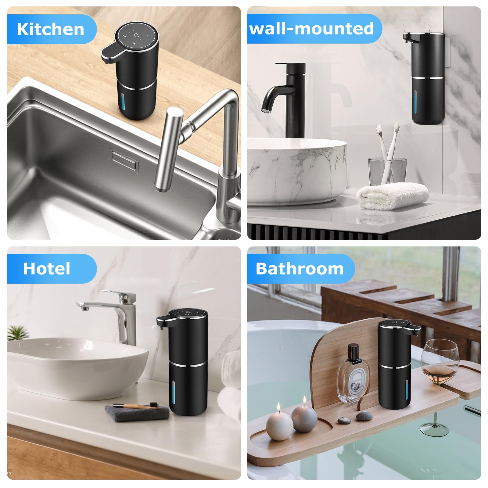 VZZNN two-pack packaging shown for versatile placement in home, office, or hospitality spaces