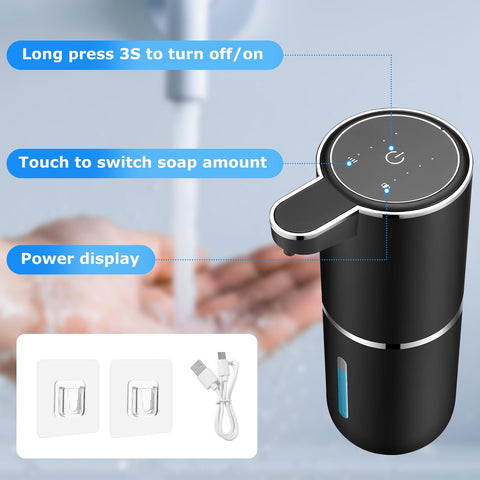 VZZNN wall-mounted black dispenser keeps counters neat and accessible