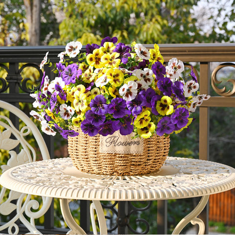 Waipfaru 36 bundles pansy features for lush, fuller outdoor arrangements