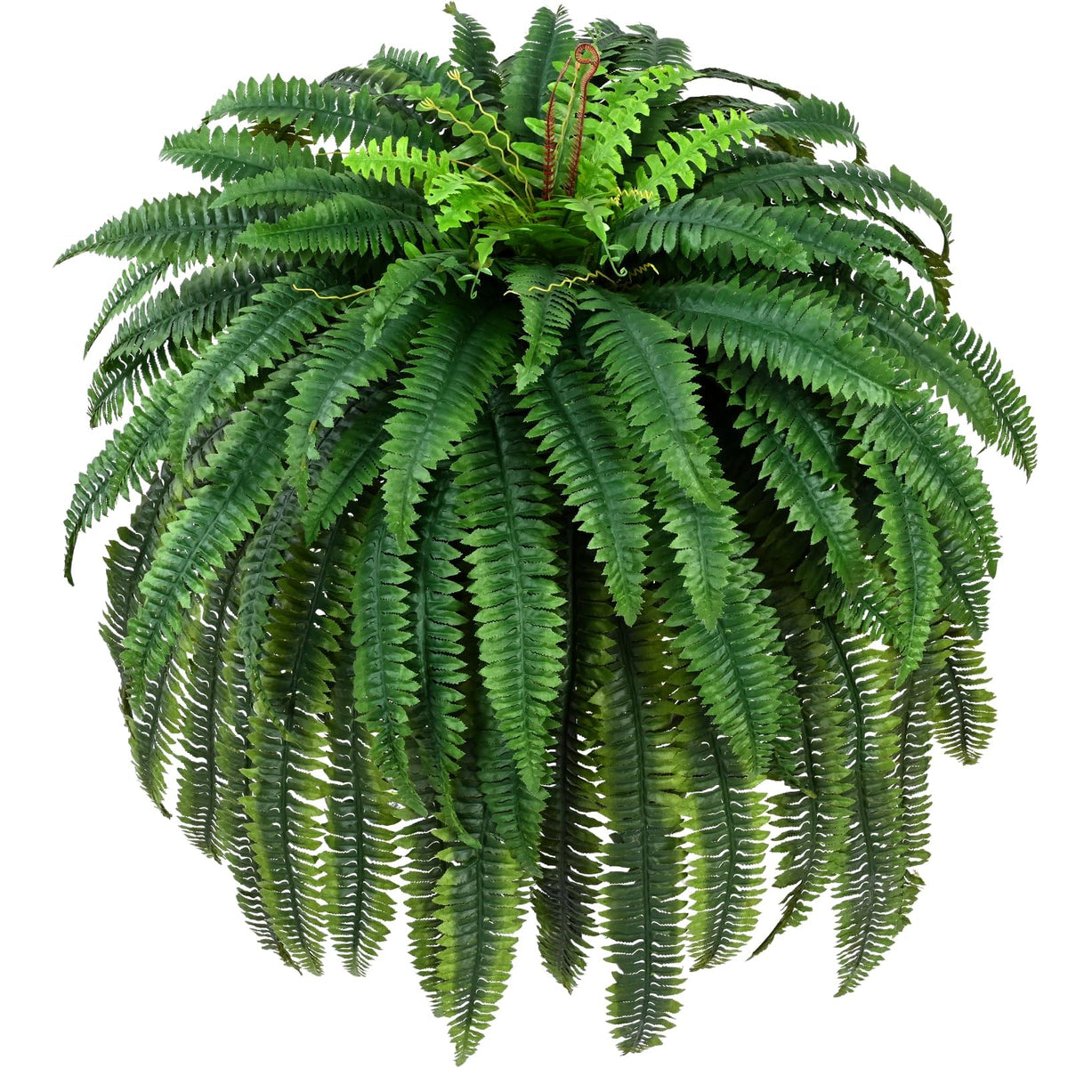 Waipfaru 60 inch fake Boston fern for year round porch decor