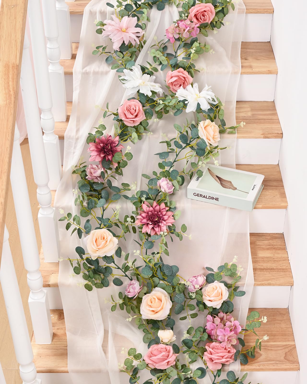 Waipfaru pastel pink vine design for dreamy spring ambiance