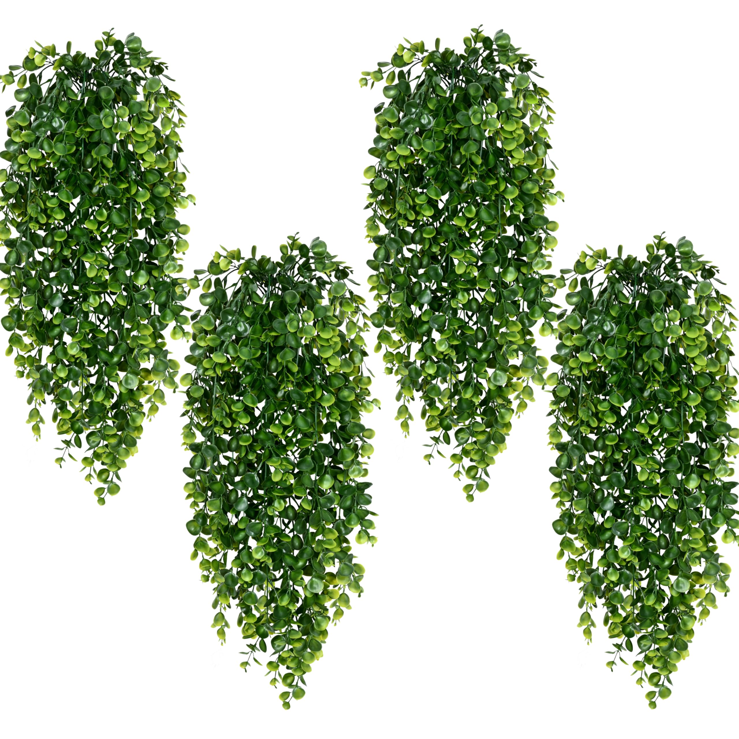 Waipfaru 8Pcs fake hanging plants 30in for vibrant indoor decor