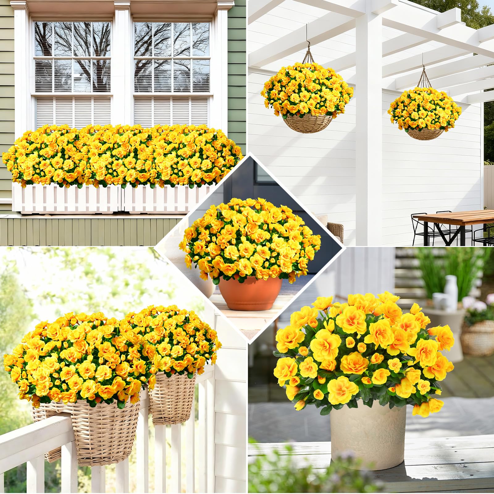 Waipfaru balcony patio decor creates year-round lush focal points.