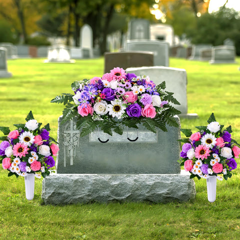Waipfaru cemetery flowers durable outdoor decor that resists wilting