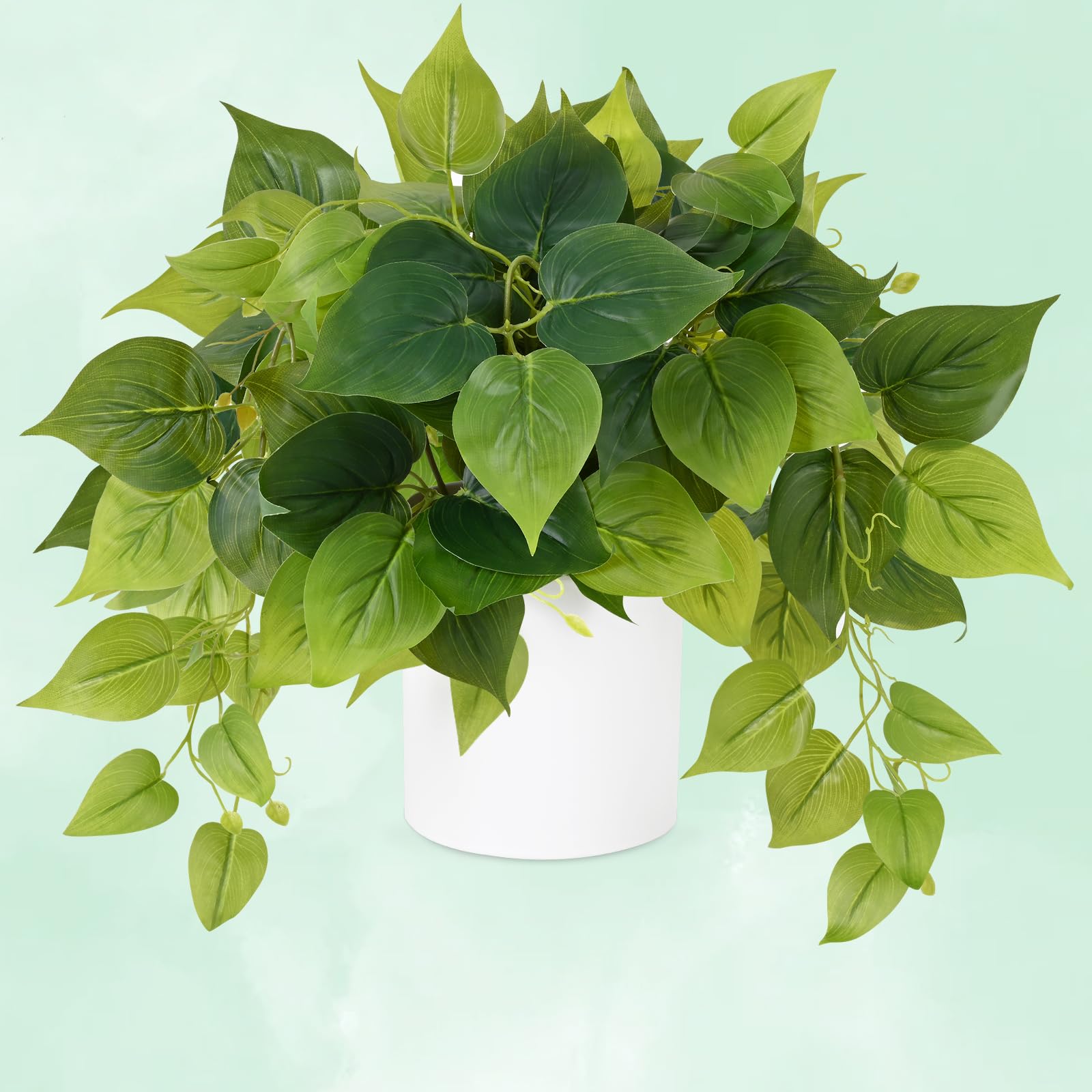Waipfaru compact artificial plant, 11.8 inches tall.