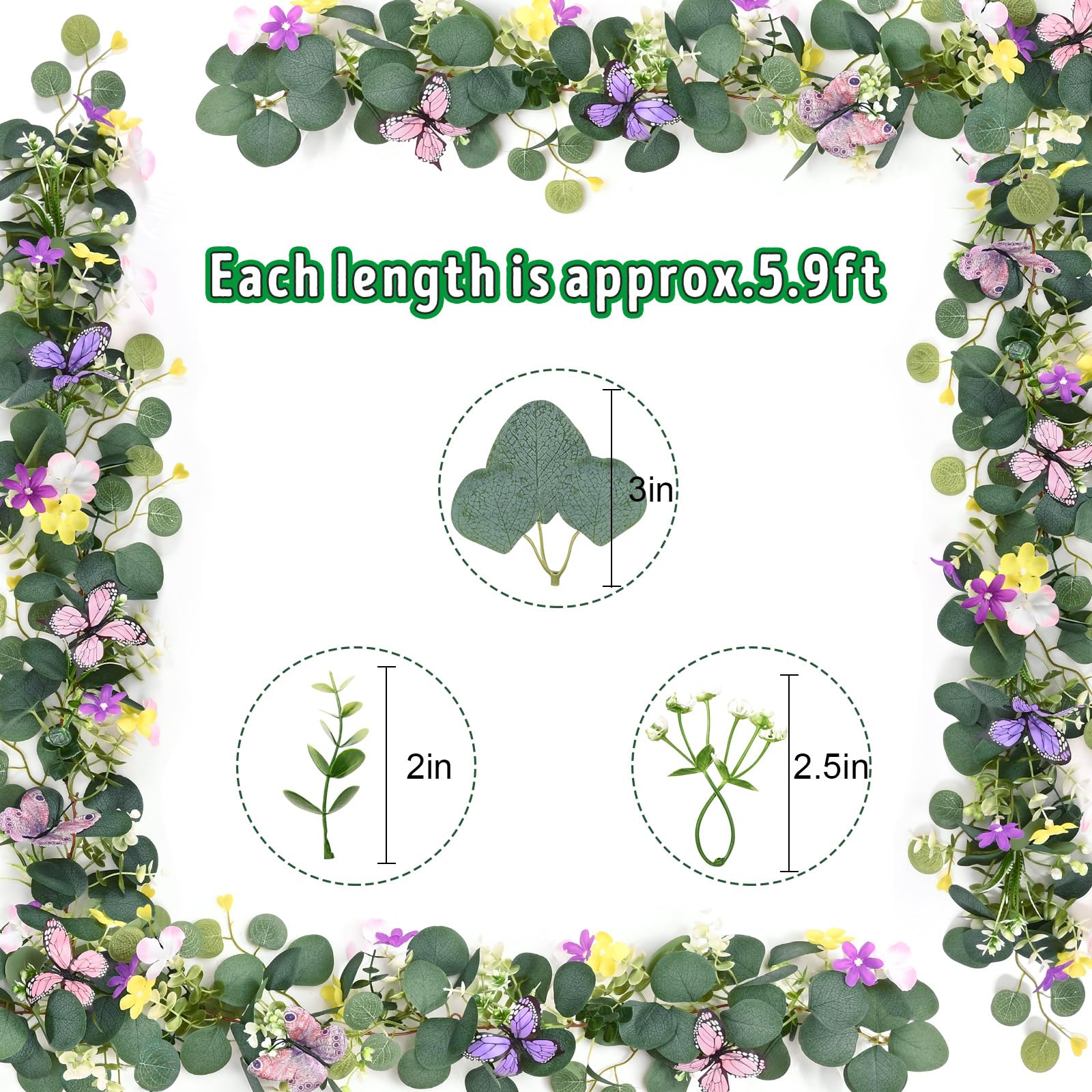 Waipfaru garland blends eucalyptus and boxwood for natural fullness