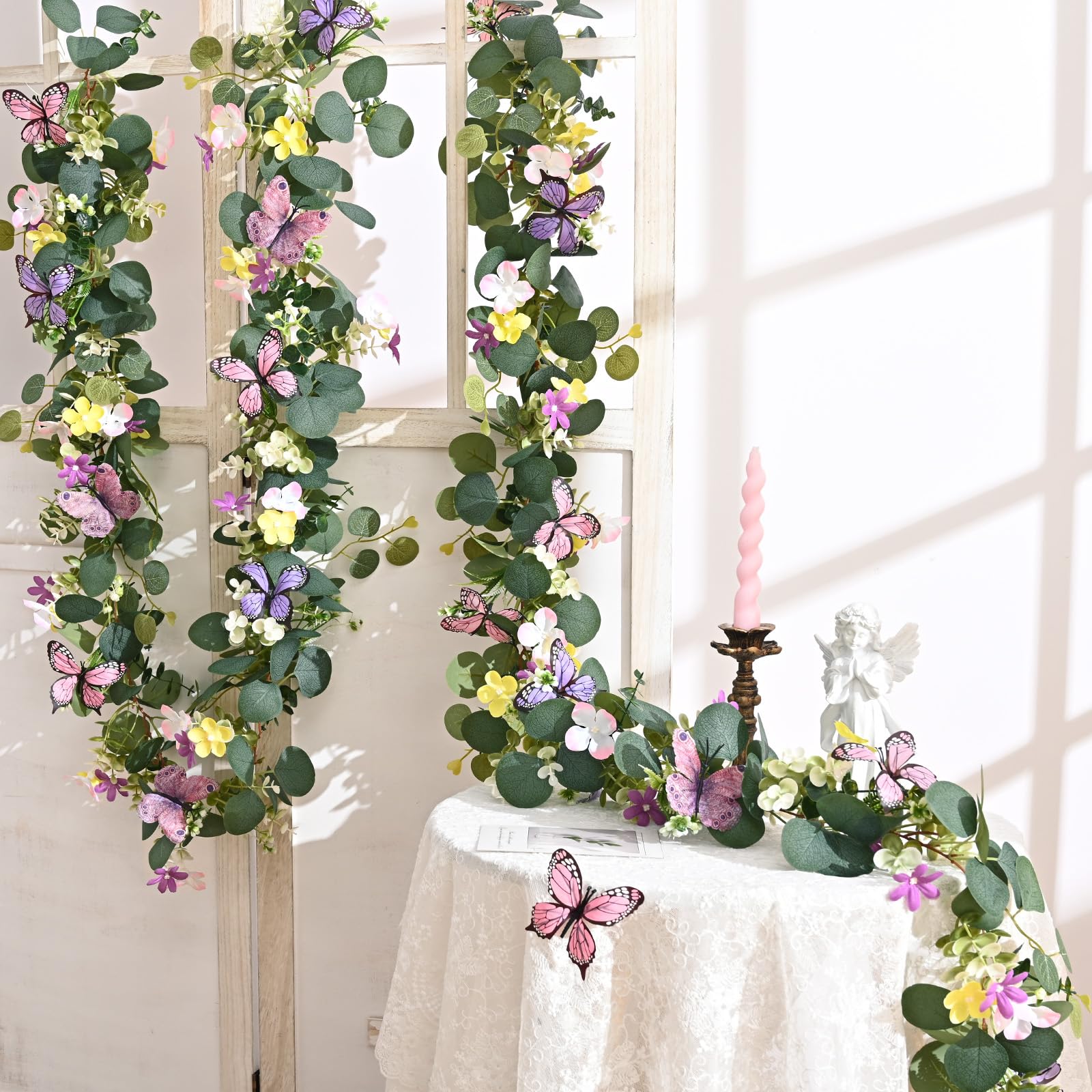 Waipfaru garland as wedding decor for elegant backdrops