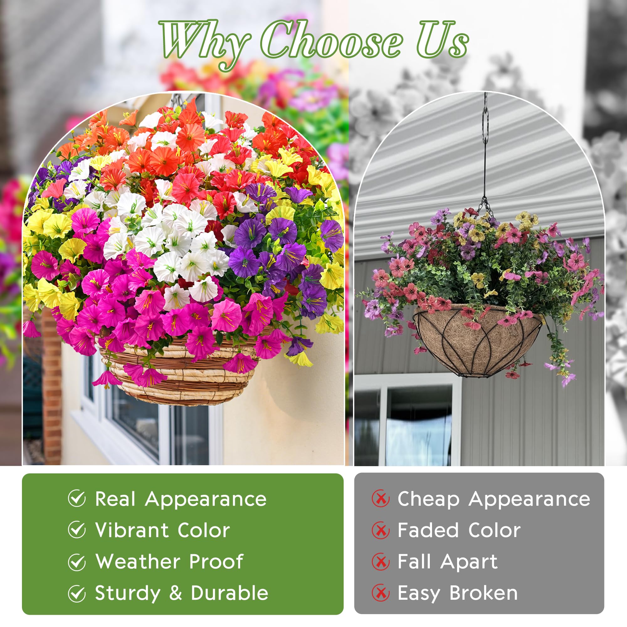 Waipfaru front porch planter display with long-lasting color outdoors.