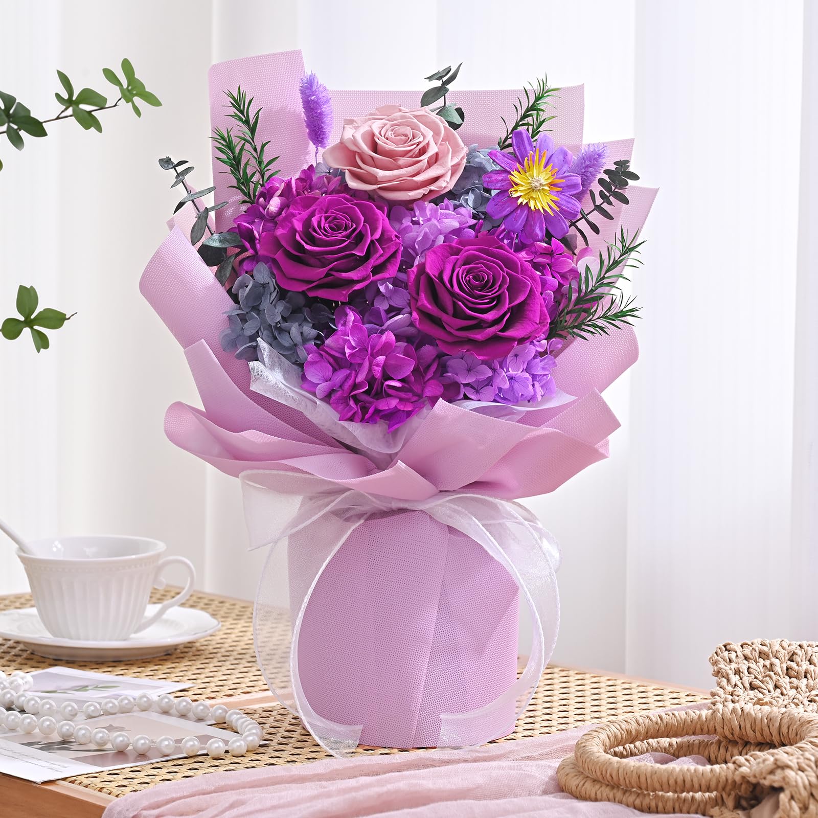 Waipfaru handcrafted elegance bouquet, a floral art piece.
