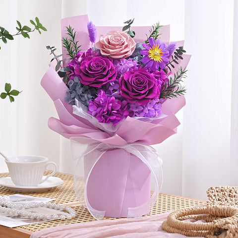 Waipfaru handcrafted elegance bouquet, a floral art piece.
