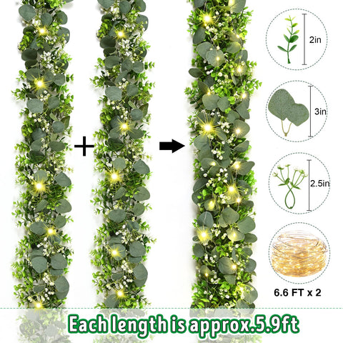 Waipfaru indoor-outdoor garland is flexible for versatile spaces.