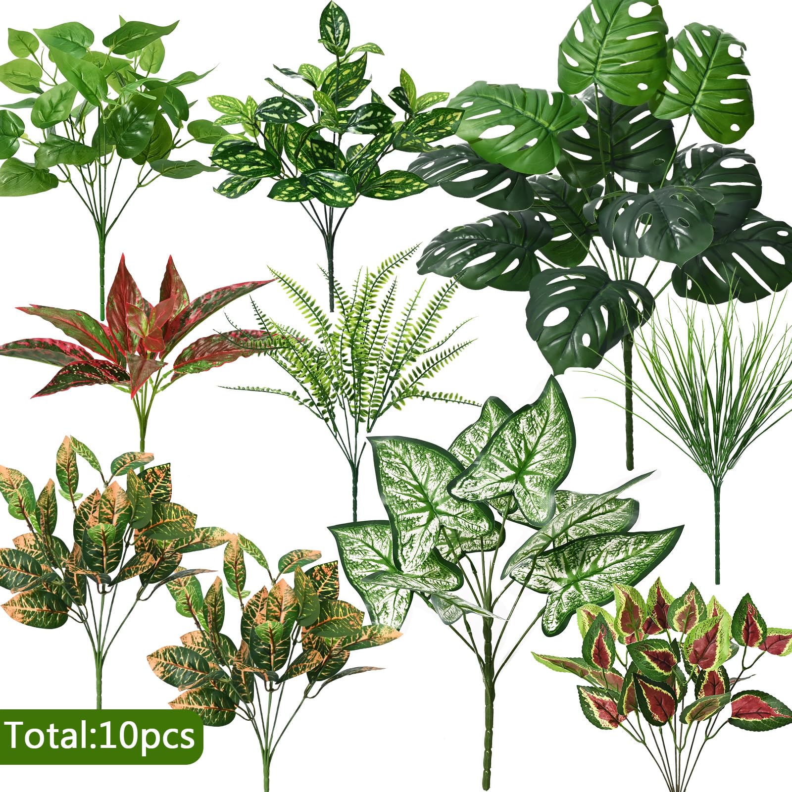 Waipfaru fern bundle ideal porch accents with no maintenance