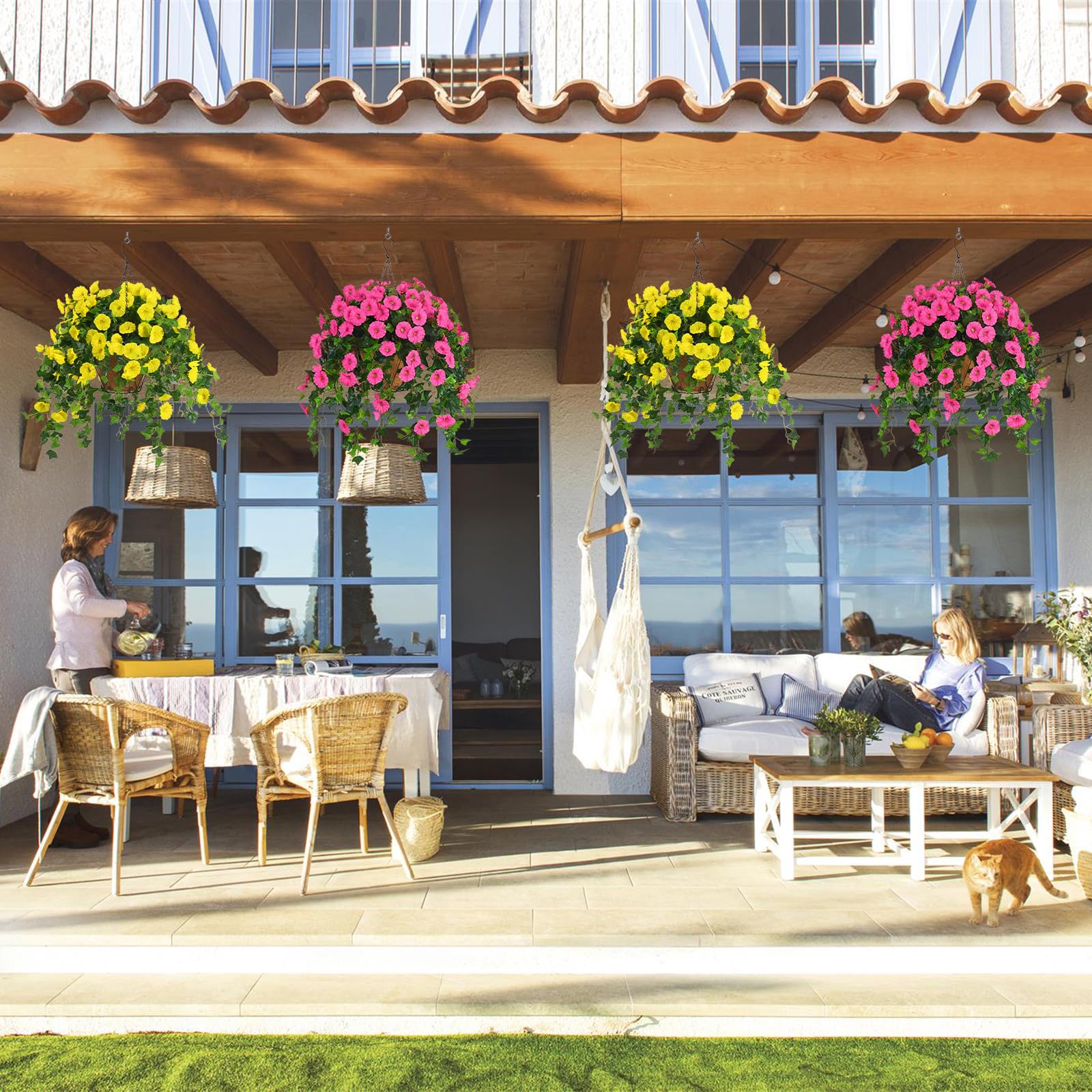 Waipfaru outdoor summer decor display perfect for patios and porches