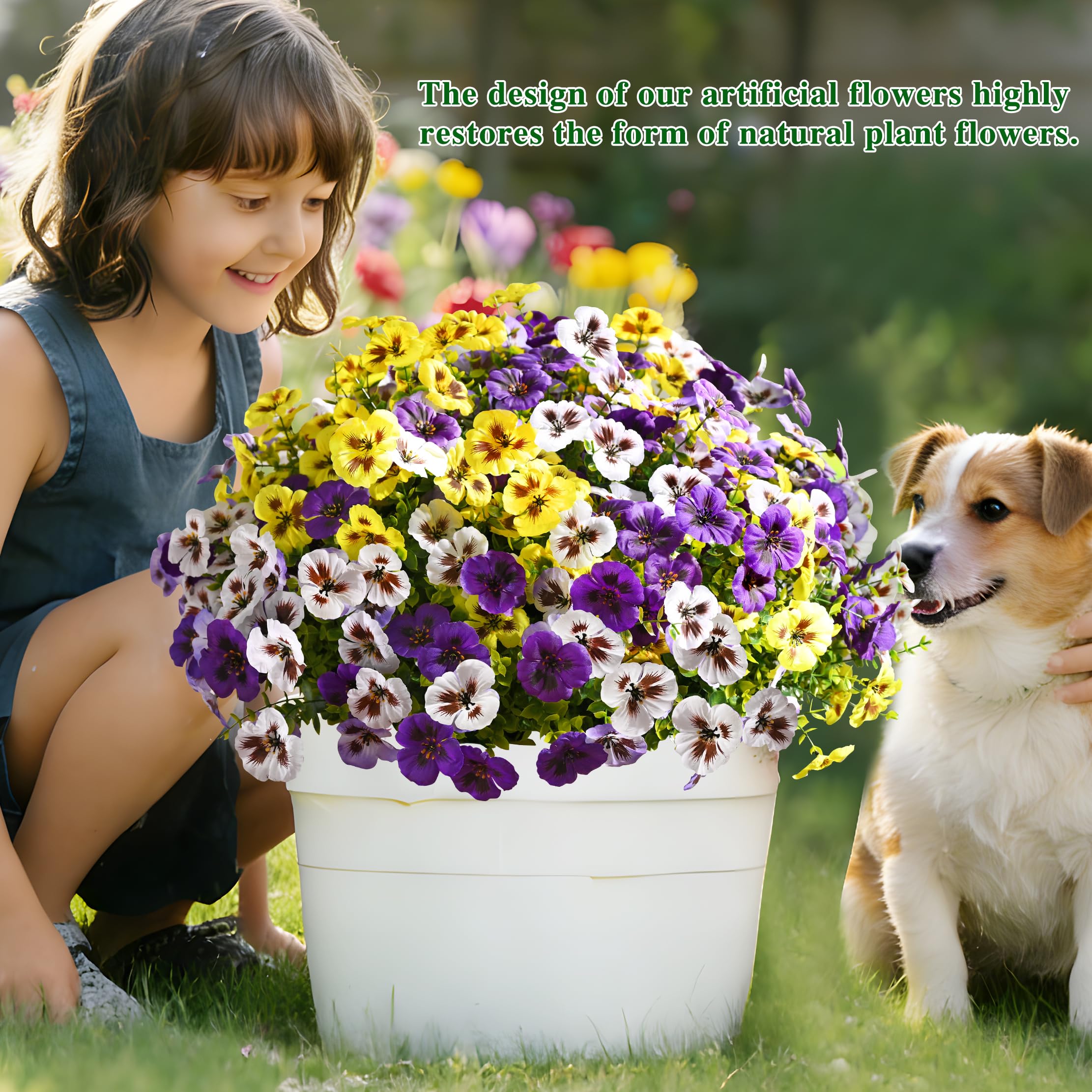 Waipfaru pansy bundle with flexible stems for easy DIY arrangements