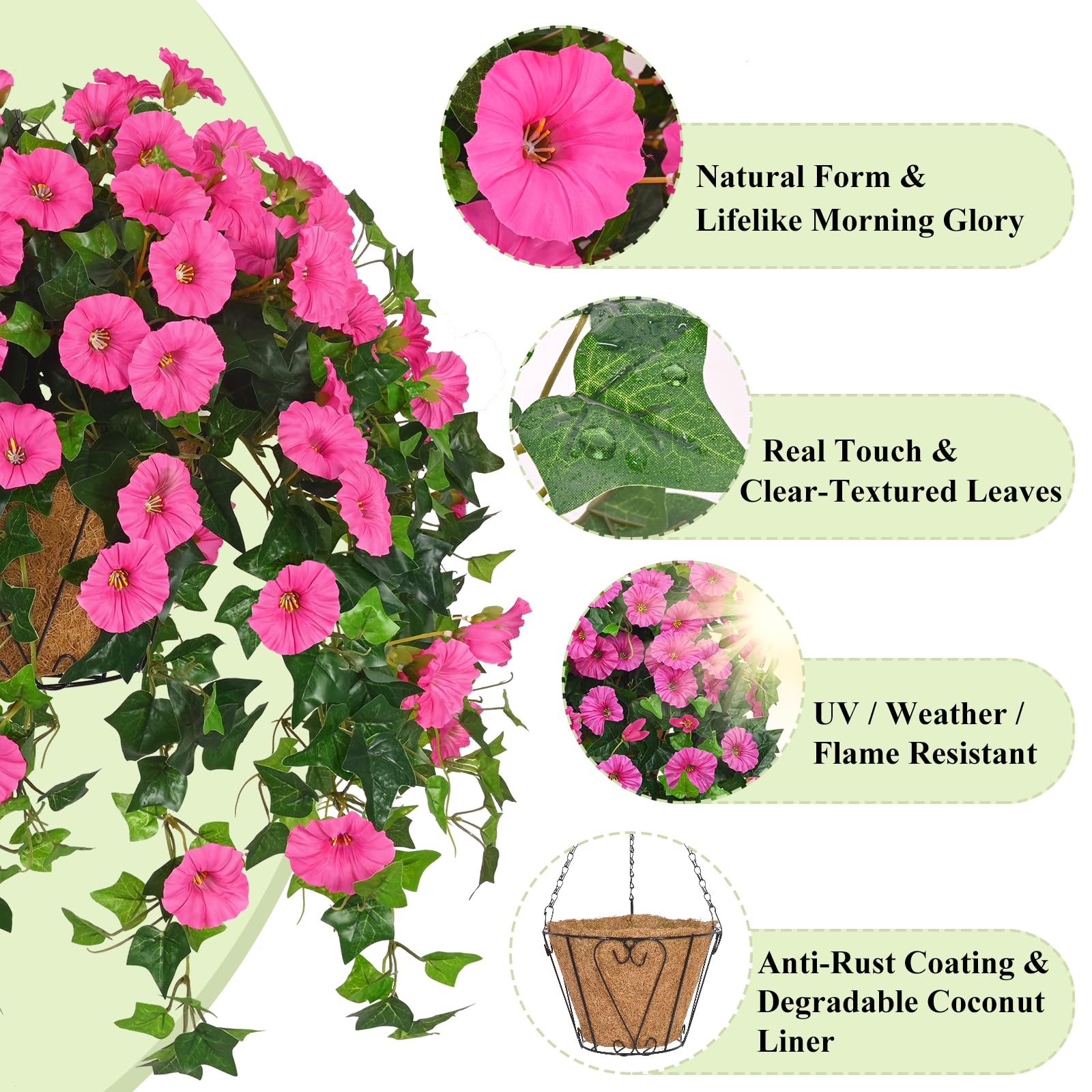 Waipfaru real touch leaves close-up highlights lifelike greenery