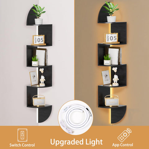 Waipfaru right-angle back-fit corner shelf fits against walls.
