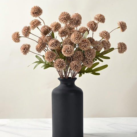 Waipfaru silk pompon mum mini flowers for elegant centerpieces.