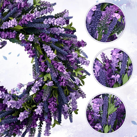 Waipfaru lifelike lavender and forsythia accents elevate any seasonal decor.