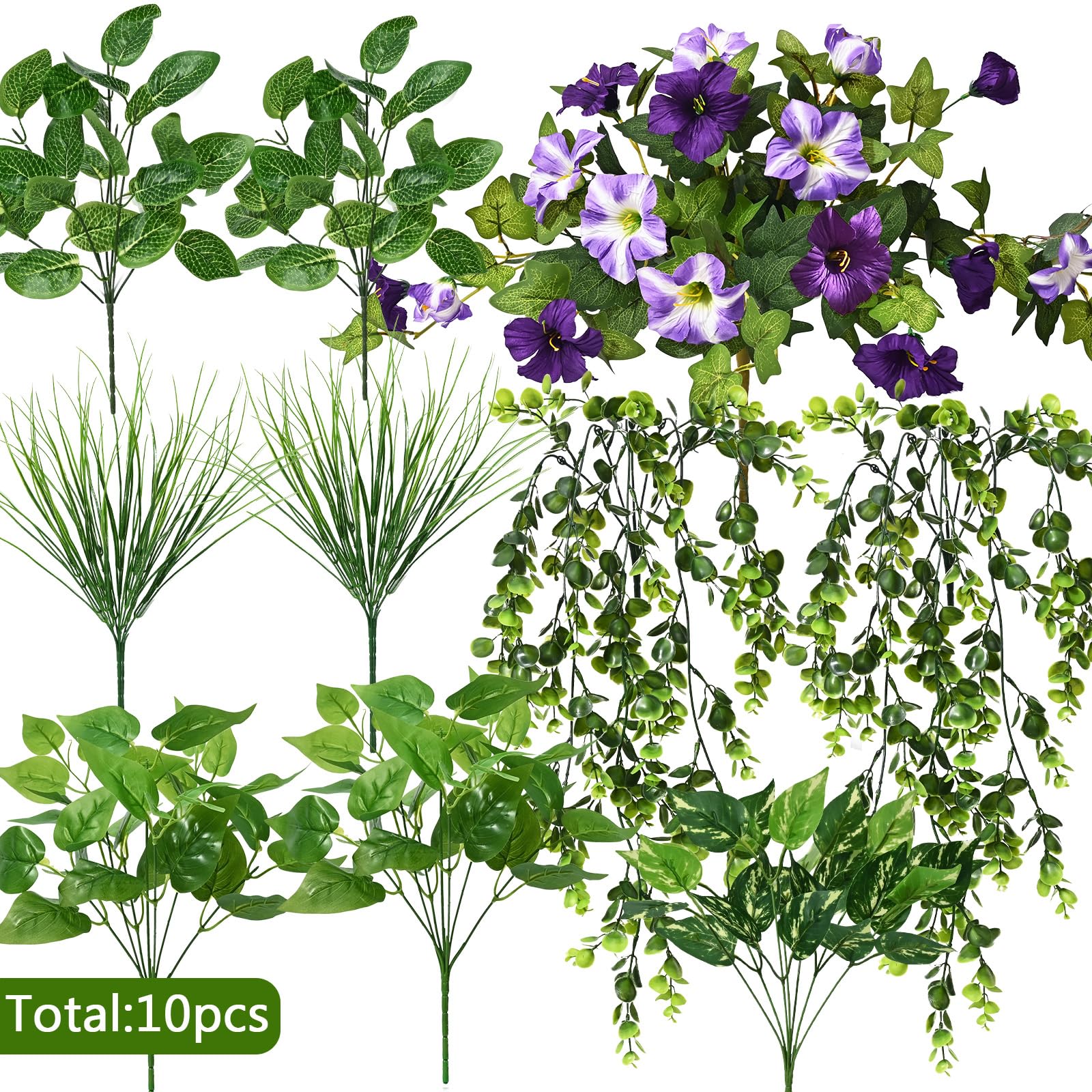 Waipfaru uv-resistant artificial plants endure sun and frost with lasting color