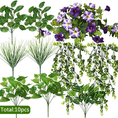 Waipfaru uv-resistant artificial plants endure sun and frost with lasting color