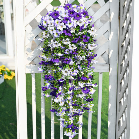 Waipfaru UV-resistant outdoor flowers endure sun and rain without fading.