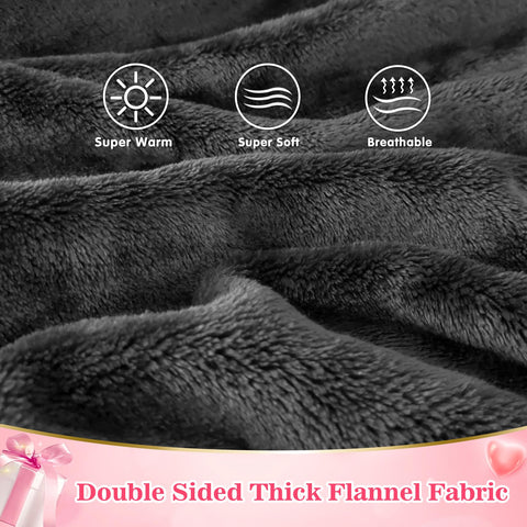 Waitu wearable blanket hoodie plush fabric offers soft comfort for lounging