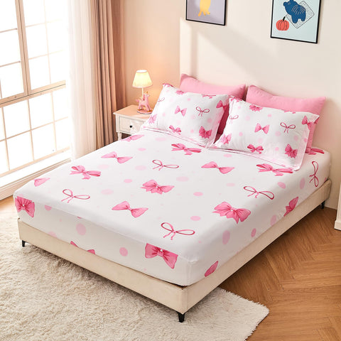 Wajade pink bow bedding bag ready for gifting
