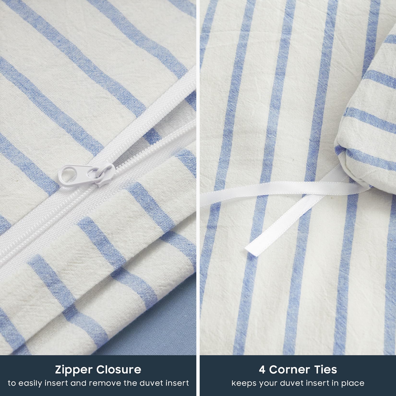 Wake In Cloud breathable cotton bedding supports comfortable nights.