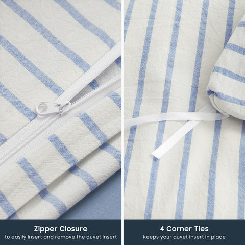 Wake In Cloud breathable cotton bedding supports comfortable nights.