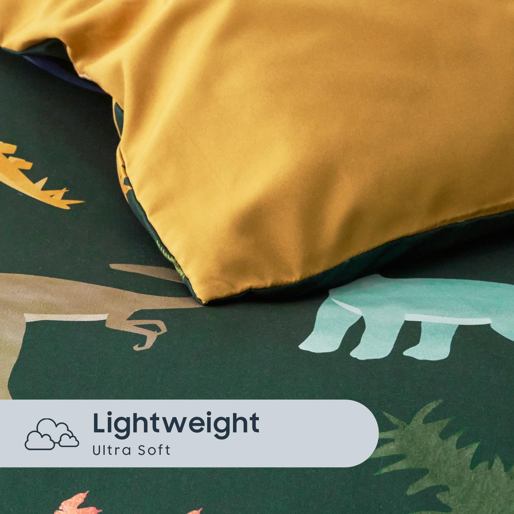 Wake In Cloud all-season comfort shown on a twin bed for year-round magic.