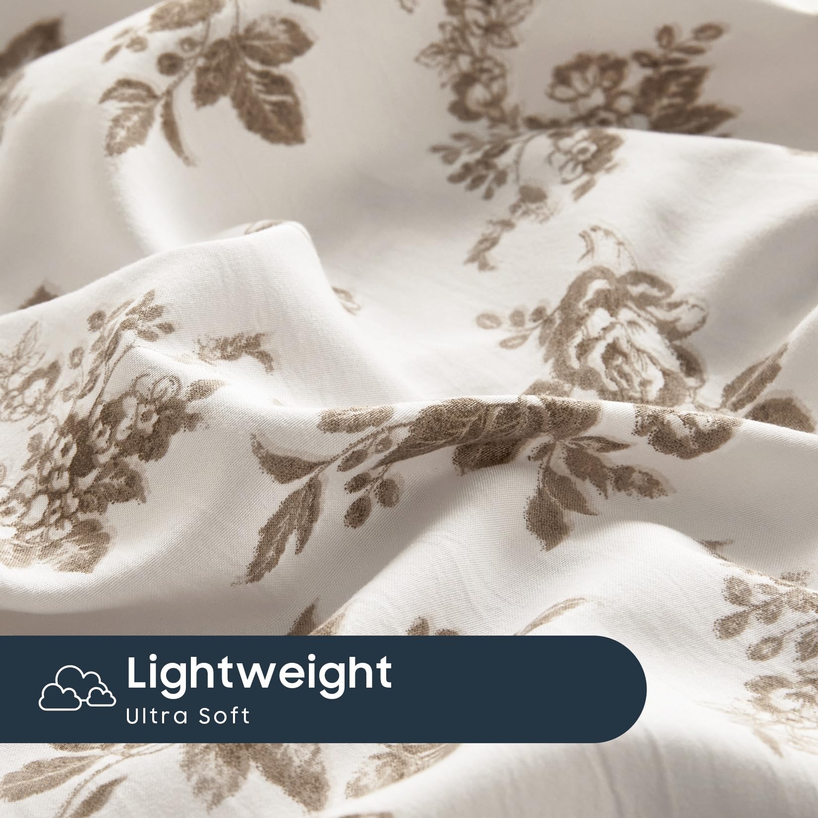 Wake In Cloud easy-care bedding is simple to wash and dry