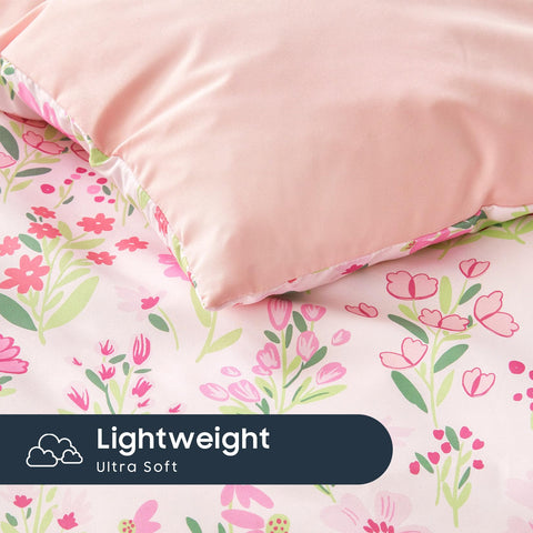 Wake In Cloud pillowcases twin set provides soft sleeping surface and easy care.