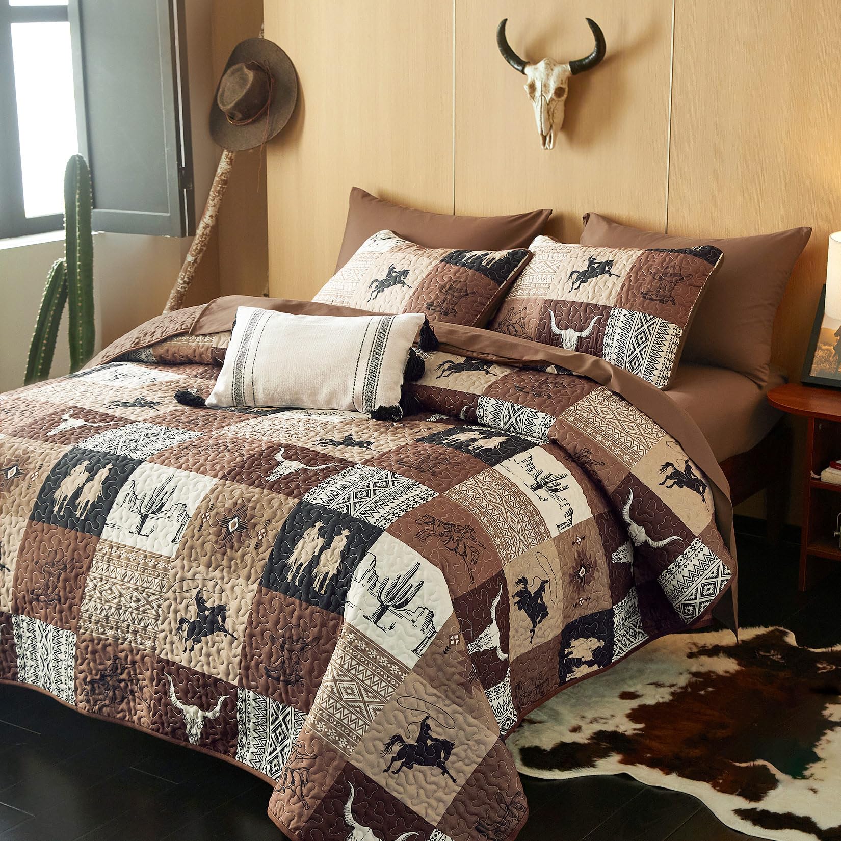 Wake In Cloud queen-full quilt 90x95 ready for cozy layered bedding.