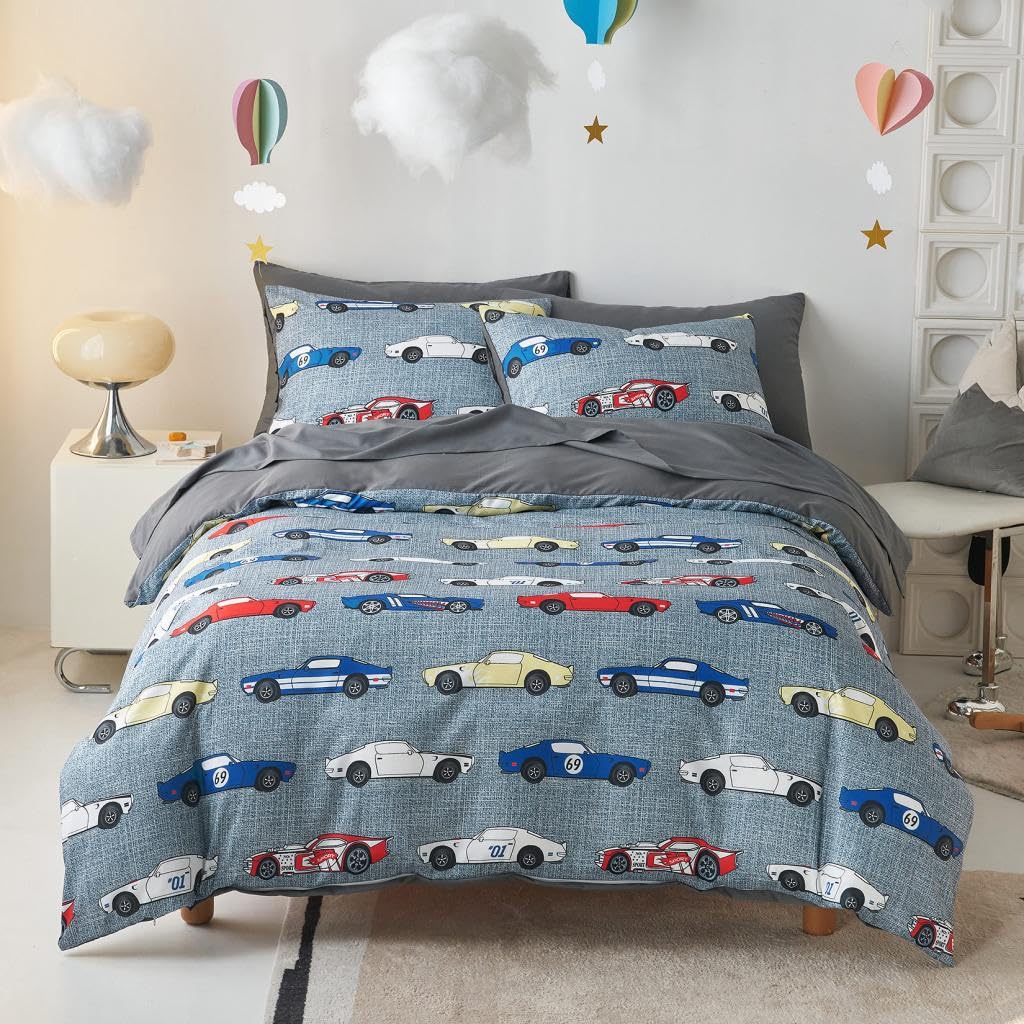 Wake In Cloud race car pattern sparks imaginative play for kids.