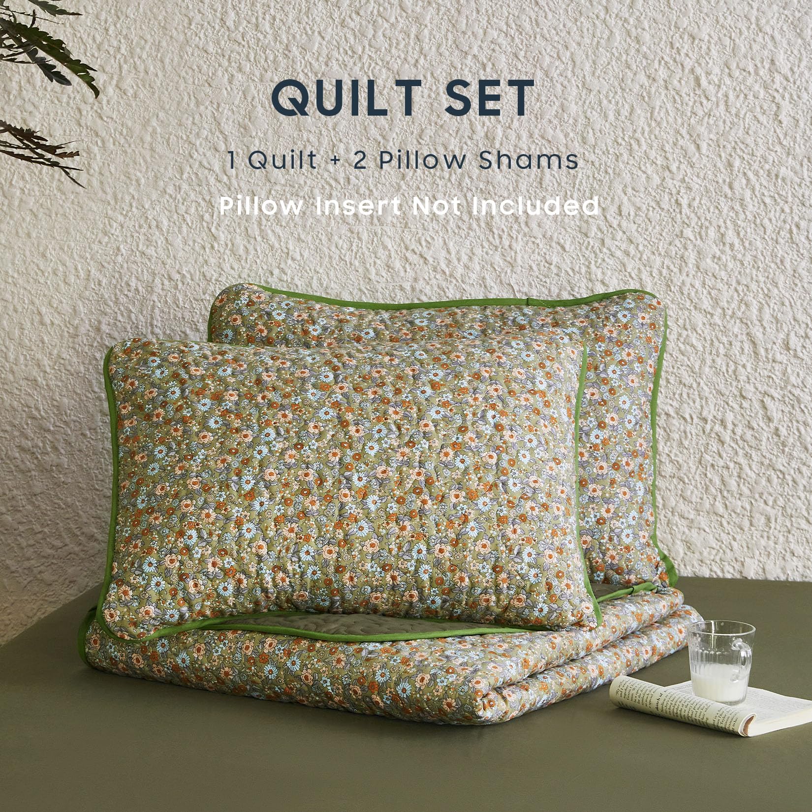 Wake In Cloud king-size quilt set fits spacious beds with style