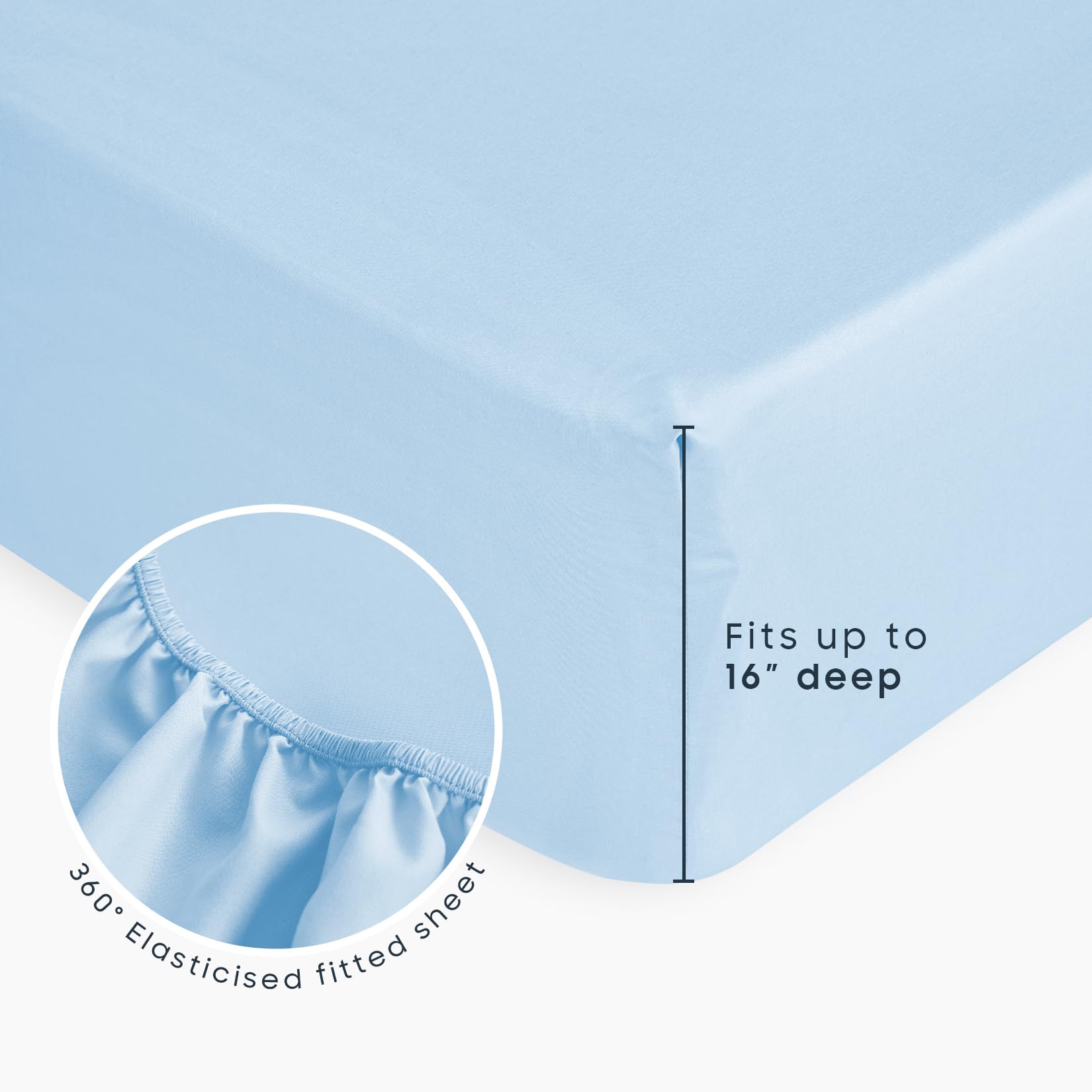 Wake In Cloud pillowcase 20 by 30 inches complements the set with matching blooms